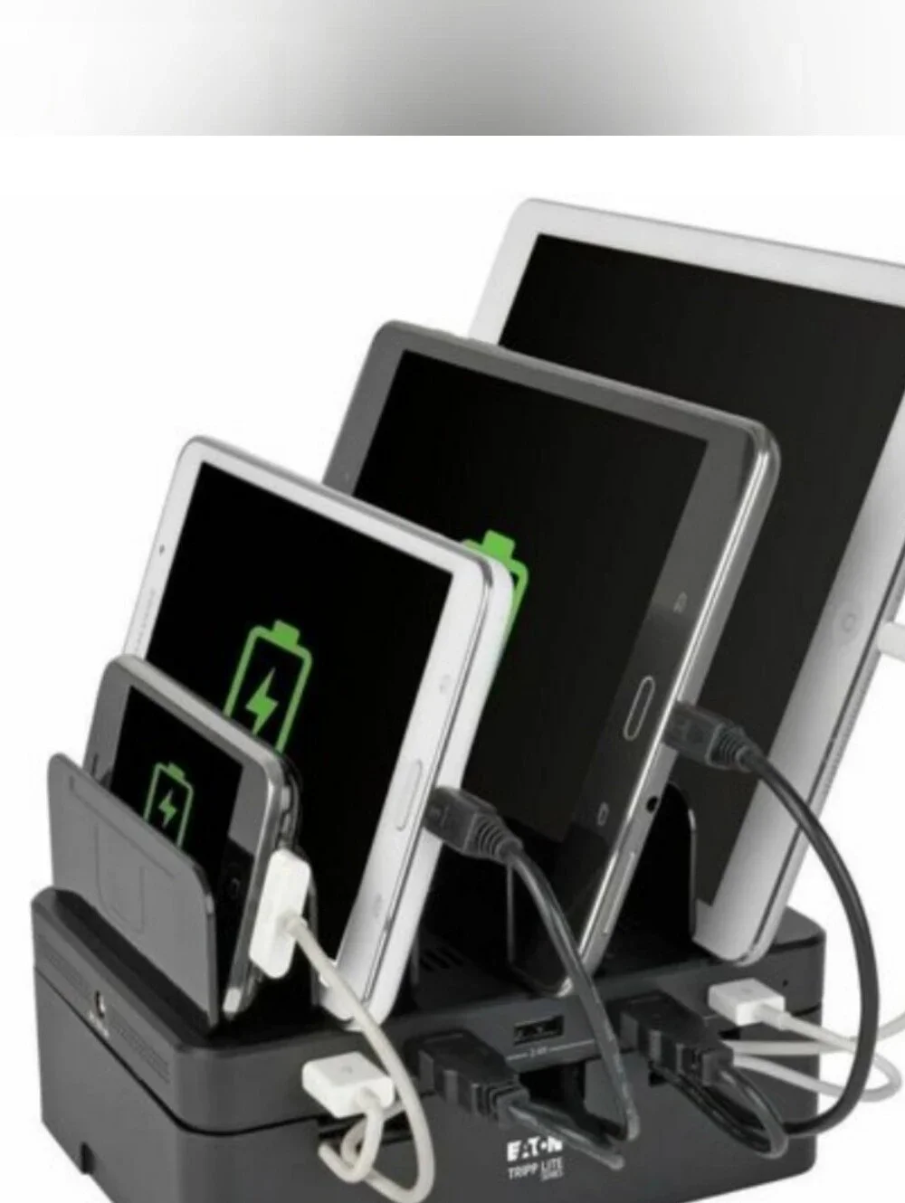 Tripp Lite Black Multi-Device Charging Station for Tablets & Phones